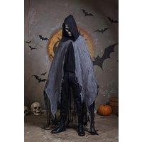 Living and Home Halloween Cosplay Cape Cloak Haunted House Secret Room Costume Props, Black