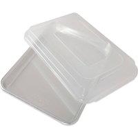 Nordic Ware Naturals Bakers Quarter Sheet With Storage Lid in Silver