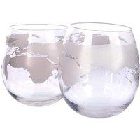 Original Products Bar Originale Globe Rocker Glasses 300ml Set of 2 Clear