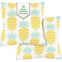 Gardenwize Pack of 2 Pineapple Print Scatter Cushions
