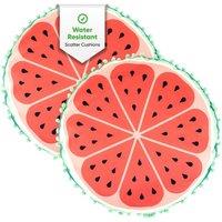 Gardenwize Pack of 2 Watermelon Printed Scatter Cushions