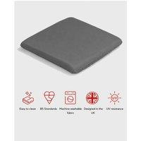 GLENDALE GARDEN & LEISURE LTD SP 48X52cm ARMCHAIR PAD GREY Cushion | Size: 48X52 cm
