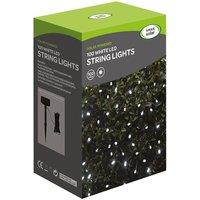 Smart Garden Products Solar Powered String Lights LED 100 Cool White
