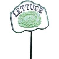 Gifts Direct 2 U Garden Stake Plant Vegetable Sign - Lettuce in Green