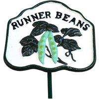 Gifts Direct 2 U Garden Stake Plant Vegetable Sign - Runner Beans