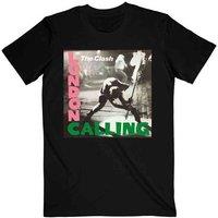 Rock Off officially Licensed Products The Clash London Calling T-Shirt in Black | Size: XL