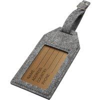 Floso Tie Luggage Tag in Grey