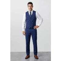 Burton Men's Plus & Tall French Navy Essential Suit Trousers in Dark Blue | Size: 42S