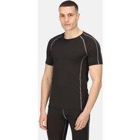 Regatta Men's Short Sleeve Base Layer Top in Black | Size: XL