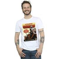 Star Wars Men's Bumpy Ride T-Shirt in White | Size: 5XL