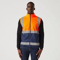 Regatta Men's Hi-vis Full Zip Gilet in Orange | Size: 2XL