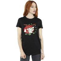 Star Wars Women's Yoda Force Be With You Cotton Boyfriend T-Shirt in Black | Size: Small