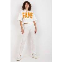 Love Lace Women's Hooded Sweatshirt & Leggings Set Style 177037 in White