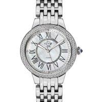 GV2 Women's Astor II Silver Dial Stainless Steel Swiss Quartz Watch