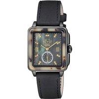 GV2 Women's Bari Tortoise 9243 Swiss Quartz Watch in Black