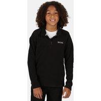 Regatta Hot Shot II Active Half Zip Fleece in True Black | Size: 5-6 Years