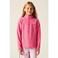 Regatta Hot Shot Marl Half Zip Fleece in Pink | Size: 3-4 Years