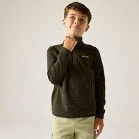 Regatta Hot Shot Marl Half Zip Fleece in Khaki | Size: 11-12 Years