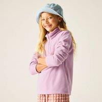 Regatta Hot Shot II Active Half Zip Fleece in Pale Lilac | Size: 7-8 Years
