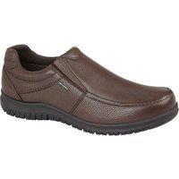 IMAC Men's Grain Leather Shoes in Brown | Size: 8