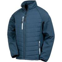 Result Men's Black Compass Padded Soft Shell Jacket in Navy | Size: Small