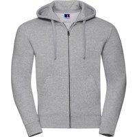 Russell Men's Authentic Full Zip Hoodie in Mid Grey | Size: 3XL