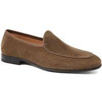 Jones Bootmaker Men's Royce Leather Loafers in Light Brown | Size: 9