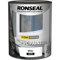 Ronseal uPVC Paint White Satin 750ml