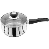 Judge Vista Stainless Steel Saucepan with Lid 18cm / 1.8L - Silver