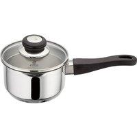 Judge Vista, 14cm Draining Saucepan, 1L in Metallic Silver