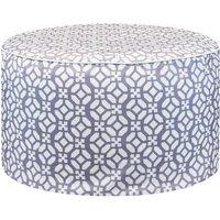 Gardenwize Inflatable Outdoor Ottoman Pouf Chair for Camping & Beach in Grey