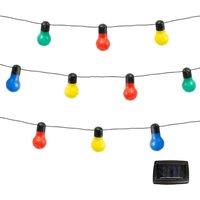 Gardenwize 10 Piece Tropical Multi-Coloured Solar String Lights