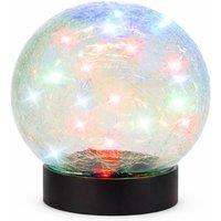 Gardenwize Solar Powered Multi Coloured Crackle Ball 15cm