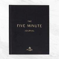 Myga Five Minute Journal in Black