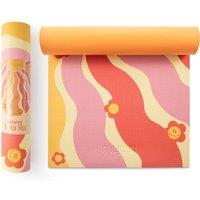 Myga Printed Yoga Mat in Orange
