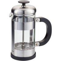 Judge Coffee, 3 Cup Glass Cafetiere, 350ml in Silver