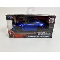 Jada Fast & Furious Brians Nissan GT-R R35 Ben Sopra 1:32 98270 in Cobalt