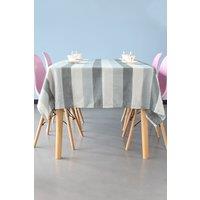 Neel Blue 135cm x 180cm Grey Table Cloth, Rectangle Dustproof Table Cover | Size: 135 cm x 180 cm