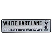 Tottenham Hotspur FC Official Football 3D Embossed Metal Hanging Street Sign in White