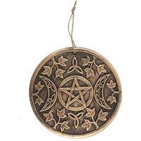 Lisa Parker Something Different Triple Moon Terracotta Plaque in Copper