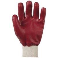 Glenwear PVC Coated Waterproof Gardening Glove in Red | Size: XL