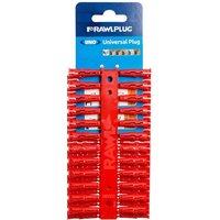 Rawlplug Universal Plug (Pack Of 48) in Red