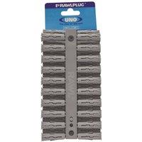 Rawlplug Universal Plug (Pack Of 80) in Grey
