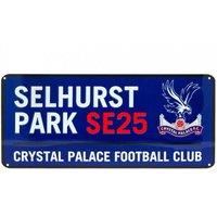 Crystal Palace FC Metal Plaque in Royal