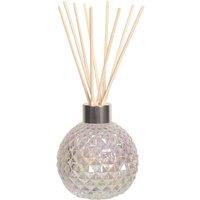 Aroma Accessories Luxury Clear Glass Reed Diffuser Vessell + 50 Reeds