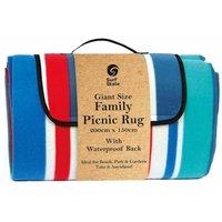 Surf State Giant Size Family Picnic Rug 200x150cm | Size: 200x150 cm