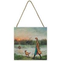Joe Ramm The Homestead Wooden Print in Light Blue