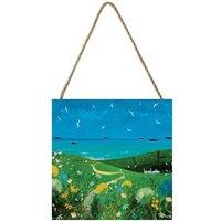 Julia Crossland Summer Cottage Wooden Block in Green