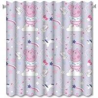 Peppa Pig Sleepy Curtains Pack of 2 in Lilac