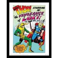 Loki Comic Framed Poster
